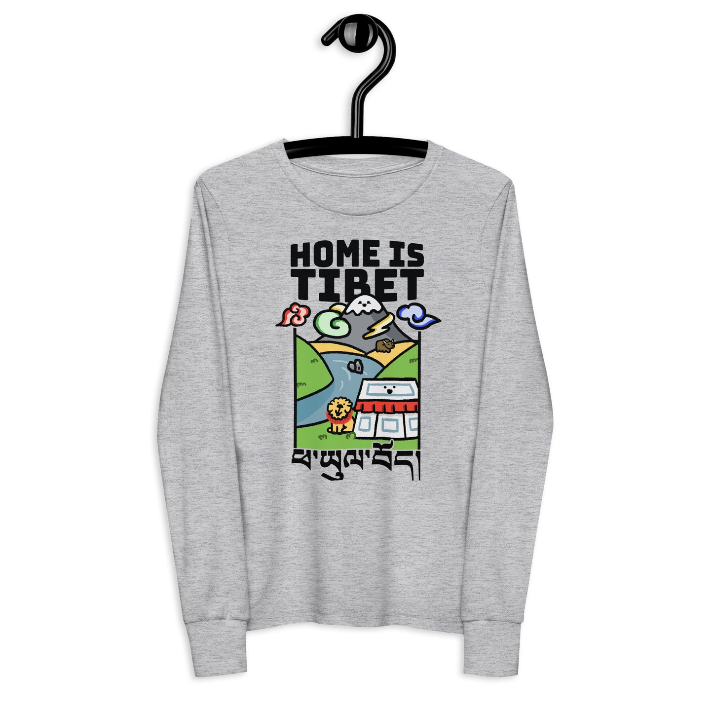 Home is Tibet - Youth Long Sleeve Shirt